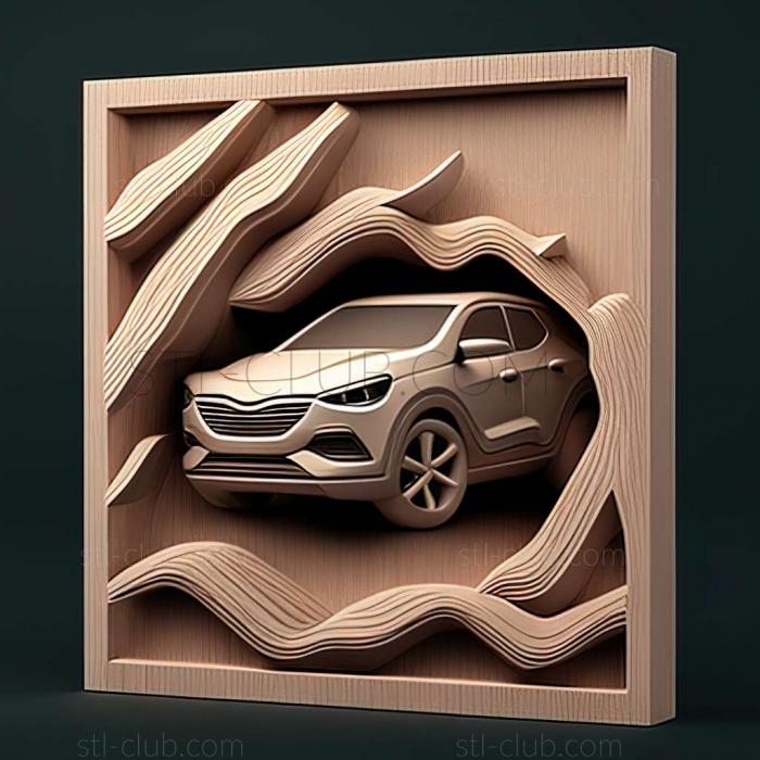 3D мадэль Opel Grandland X (STL)